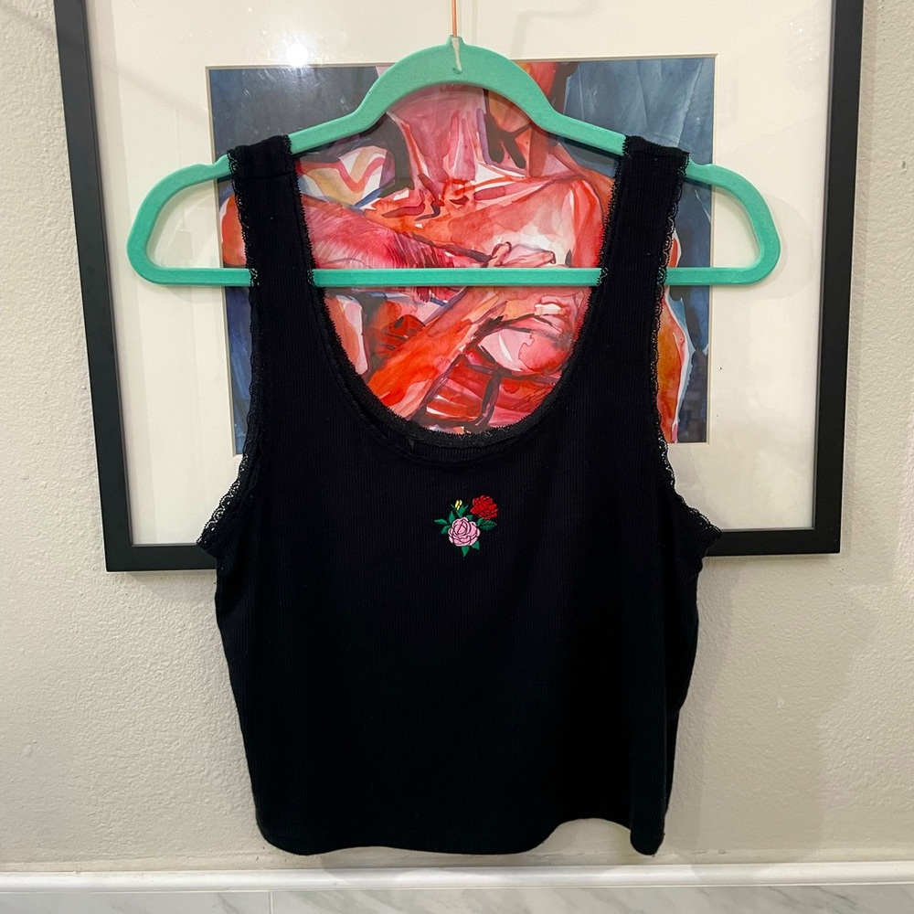 Black Crop Top